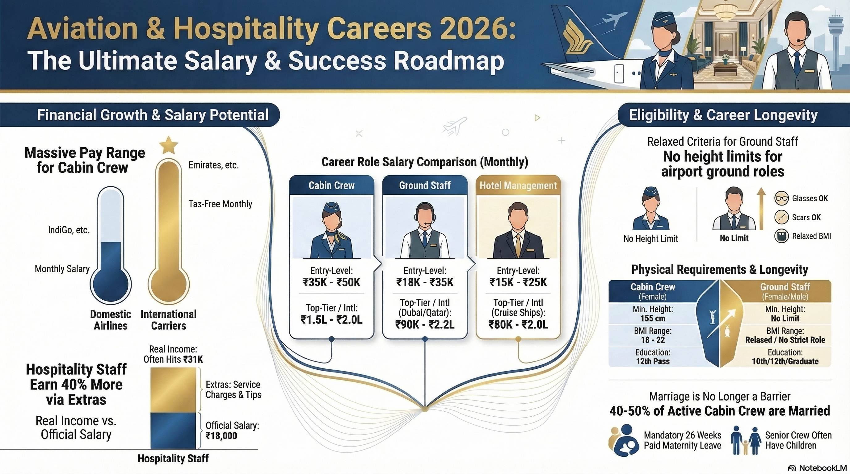 Air Hostess Job After Marriage 2026: Can Married Women Fly? - Cabin Crew career guide from Wings Institute Vadodara Gujarat